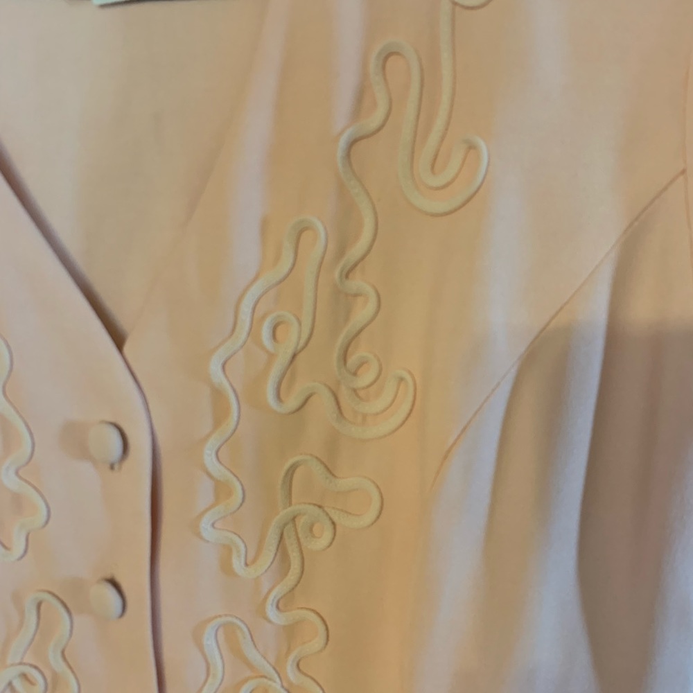 Pale peach Womens dress - Picture 5 of 7